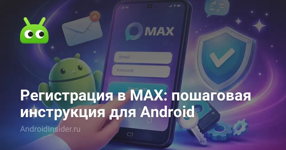 Как зарегистрироваться в Максе на Андроиде: инструкция