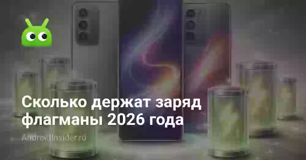 Сколько держат заряд флагманы 2026 года